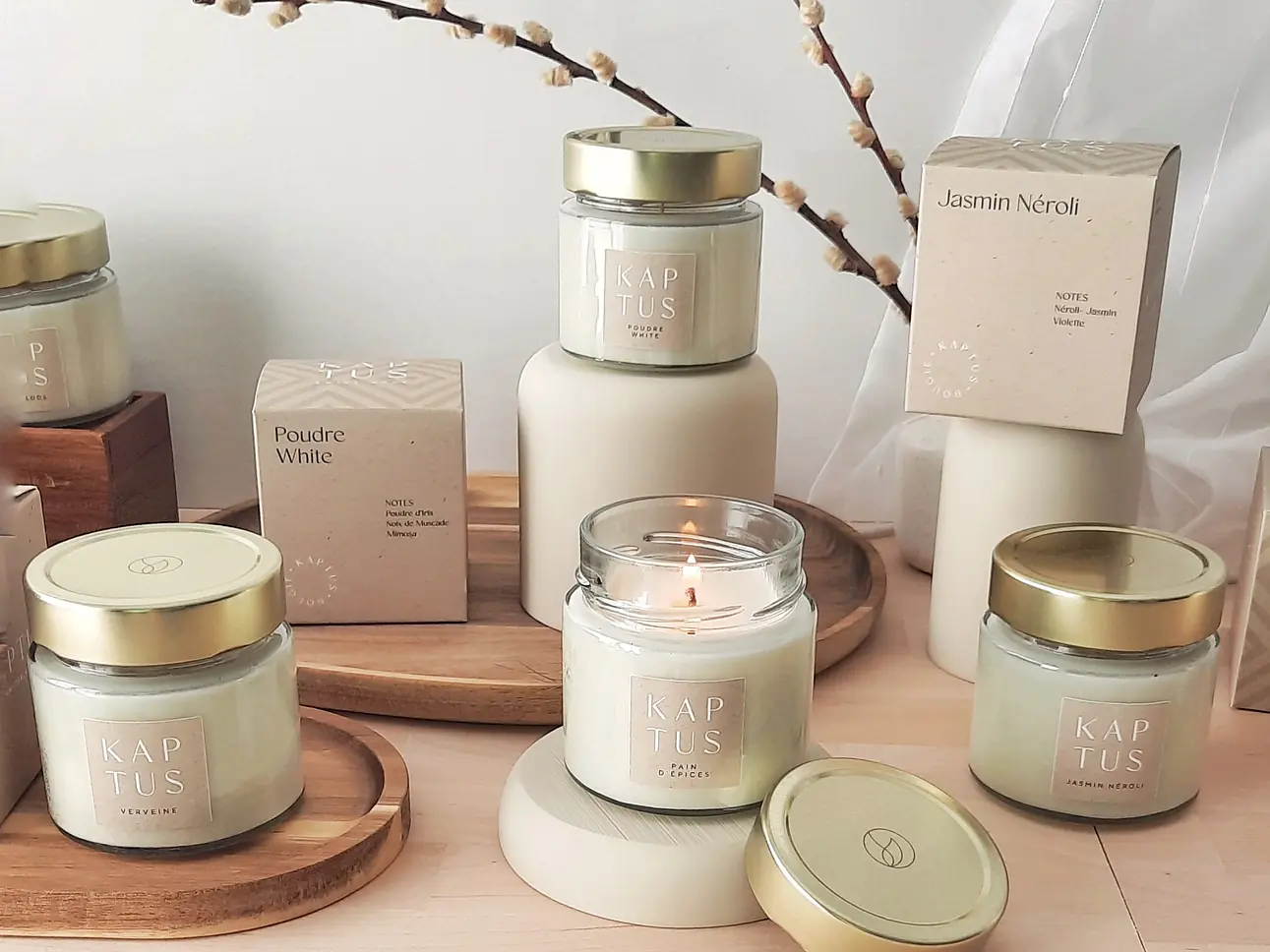 Aromatische  Sojawachskerze "Timeless Collection"