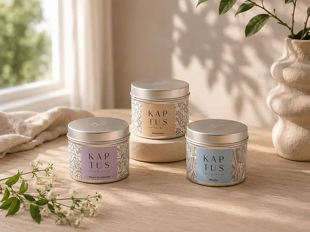 Aromatische Sojawachskerze "Travel Collection"