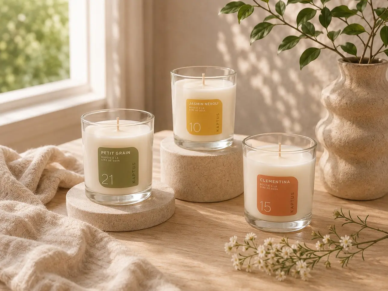 Aromatische Sojawachskerze Zeitgenössische Sammlung