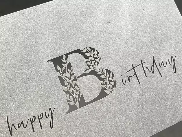 Gerburtstagskarte - Happy Birthday